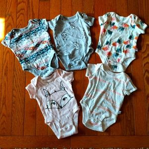 Rosie Pope 5 Piece Onesie Set
